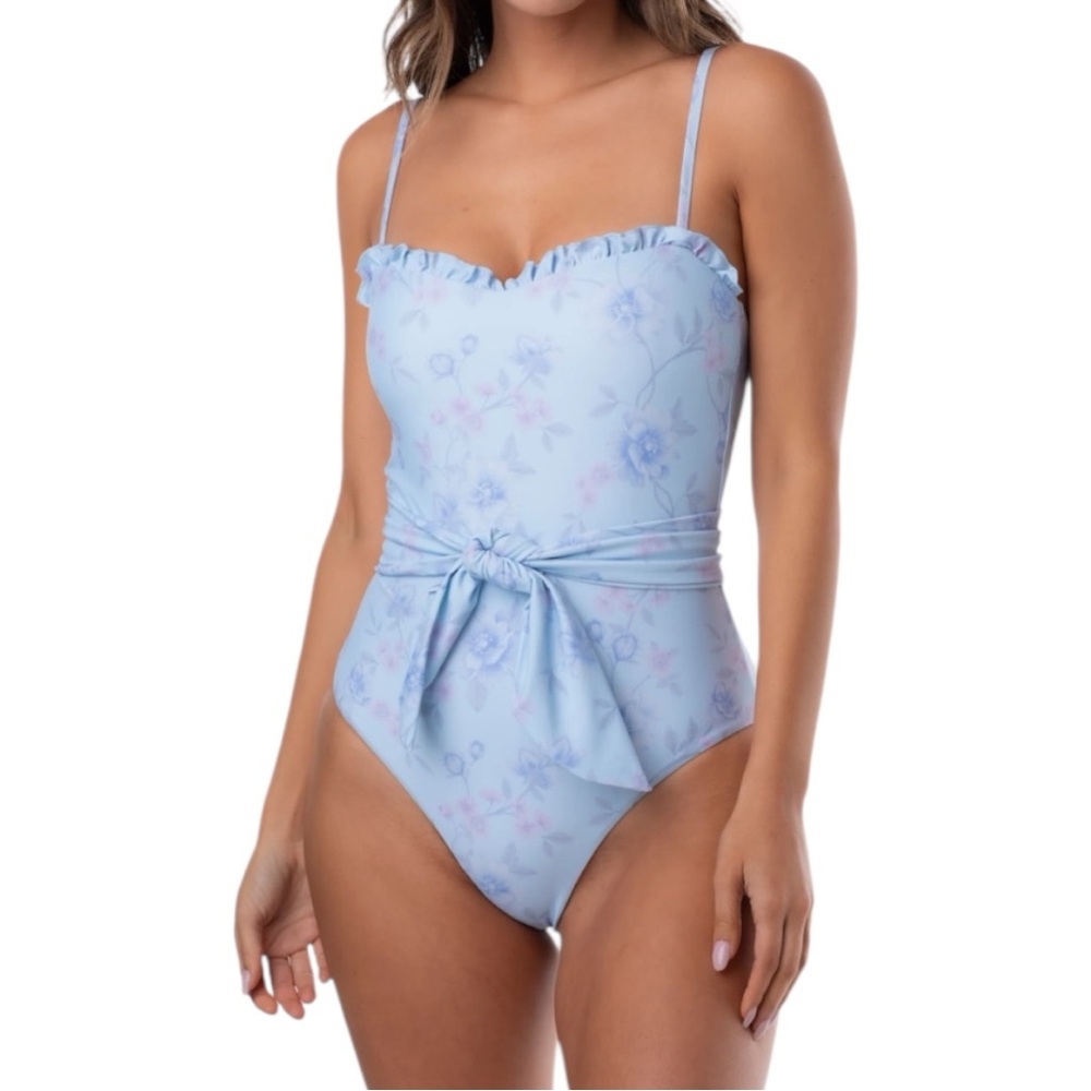 Ete Women’s Olympia One-Piece Swimsuit Spring Floral‎  Sz M